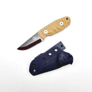 Nůž Wander Tactical Menoceras - Iron Washed / Micarta Brown