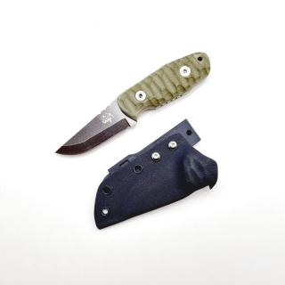 Nůž Wander Tactical Menoceras - Iron Washed / Micarta Green