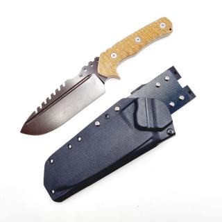 Nůž Wander Tactical URO Saw - Iron Washed / Micarta Brown