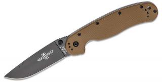 Ontario RAT-1 Black Plain - Coyote Handle