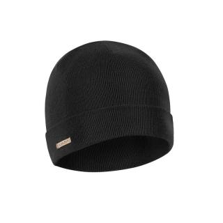 Pletená Merino čepice HELIKON Winter Merino Beanie - Black