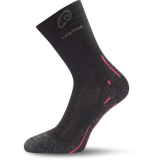 Ponožky Lasting WHI 70% Merino - černé Velikost: L