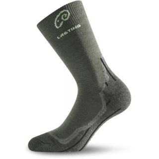 Ponožky Lasting WHI 70% Merino - zelené Velikost: L