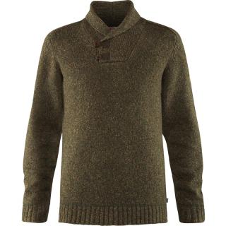 Svetr Fjällräven Lada Sweater - Dark Olive Velikost: M