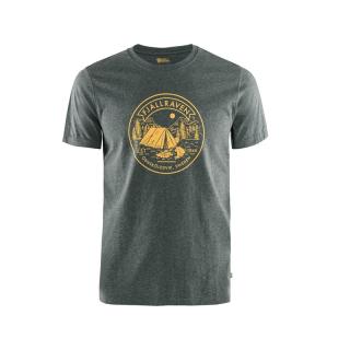 Tričko Fjällräven Lägerplats T-shirt - Stone Grey Velikost: S