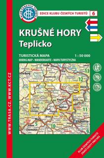 Turistická mapa - Krušné hory - Teplicko 6. vydání, 2019