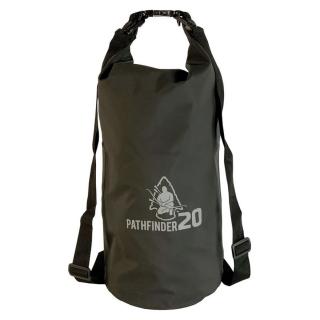 Vak nepromokavý PATHFINDER Dry Bag 20 l s popruhy ČERNÝ