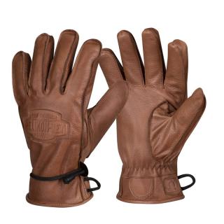 Zimní kožené rukavice HELIKON Ranger Winter Gloves - Brown Velikost: L