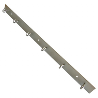 Balkonový sušák na prádlo, držák prádelních šňůr 60 cm, 6 háčků