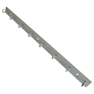 Balkonový sušák na prádlo, držák prádelních šňůr 80 cm , 8 háčků