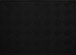 Gumová rohož DOORMAT 43 x 63 cm - barva černá