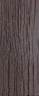 Gumový zahradní nášlap - imitace dřeva - barva hnědá