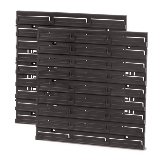 Montážní panel BINEER BOARD 38,6 x 1,8 x 39 cm černý, 2 ks