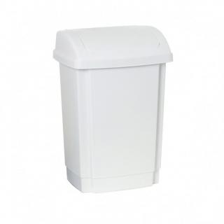 Odpadkový koš plastový bílý 25 L