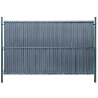 Plastová výplň plotu 173 x 250 cm , barva tmavě šedá RD03