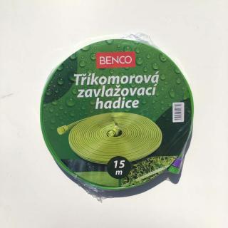 Tříkomorová zavlažovací hadice Benco 20 mm, délka 15 m