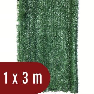 Umělý živý plot jehličnatý - výška 100 cm, balení 3 m - tmavě zelený