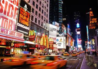 Čtyřdílná vliesová obrazová tapeta Times Square FTN S 2473, rozměr 360 x 270cm