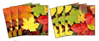 Dekorace na kachličky, vzor Podzimní listy, 15x15cm, skladem posledních 3 ks
