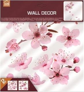 Dekorační samolepka na zeď - Květy třešně, 31x31cm