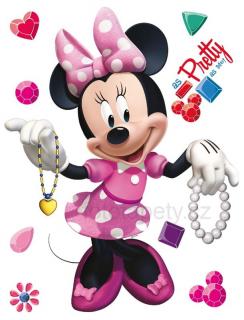 Dětské samolepky na zeď Minnie, 65 x 85 cm, DK 857, skl.