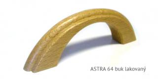 dřevěná úchytka ASTRA 64,96 Varianta: ASTRA 64 buk lakovaný