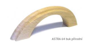 dřevěná úchytka ASTRA 64,96 Varianta: ASTRA 64 buk přírodní