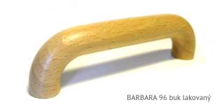 dřevěná úchytka BARBARA 64,96 Varianta: BARBARA 96 buk lakovaný