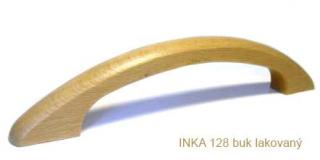dřevěná úchytka INKA 96,128 Varianta: INKA 128 buk lakovaný