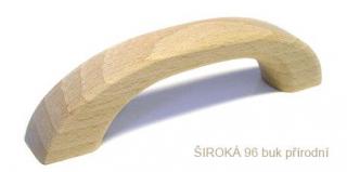 dřevěná úchytka ŠIROKÁ 96 Varianta: ŠIROKÁ 96 buk přírodní