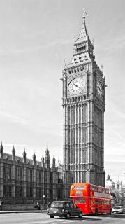 Foto závěs Big Ben and Double Decker, 140x245cm, FCPL 6528