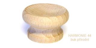 knopek dřevěný HARMONIE 34,44 Varianta: HARMONIE 44 buk přírodní