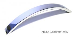 kovová úchytka ADELA 96,128 Varianta: ADELA 128 chrom lesklý