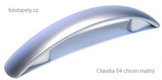 kovová úchytka CLAUDIA 64,96 Varianta: CLAUDIA 64 chrom matný