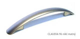 kovová úchytka CLAUDIA 64,96 Varianta: CLAUDIA 96 nikl matný
