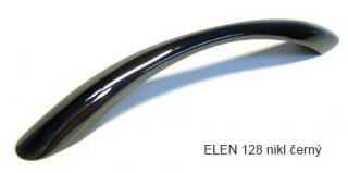kovová úchytka ELEN 128 Varianta: úchytka Elen rozteč 128mm, nikl černý