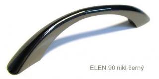 kovová úchytka ELEN 96 Varianta: úchytka kovová Elen 96mm, nikl černý