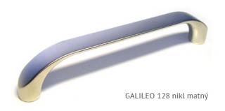 kovová úchytka GALILEO 96,128 Varianta: GALILEO 128 nikl matný