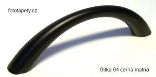 kovová úchytka GITKA 64 Varianta: černá