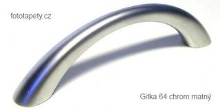 kovová úchytka GITKA 64 Varianta: chrom matný
