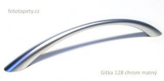 kovová úchytka GITKA 96,128 Varianta: GITKA 128 chrom matný