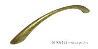 kovová úchytka GITKA 96,128 Varianta: GITKA 128 mosaz patina