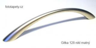kovová úchytka GITKA 96,128 Varianta: GITKA 128 nikl matný