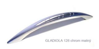 kovová úchytka GLADIOLA 96,128 Varianta: GLADIOLA 128 chrom matný