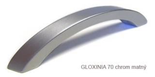 kovová úchytka GLOXINIA 70, doprodej Varianta: chrom matný