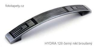 kovová úchytka HYDRA 128 Varianta: HYDRA 128 černý nikl broušený