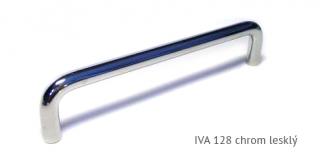 kovová úchytka IVA 64,96,128, 320, 388, doprodej Varianta: IVA 128 chrom lesklý