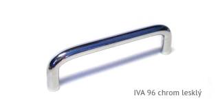kovová úchytka IVA 64,96,128, 320, 388, doprodej Varianta: IVA 96 chrom lesklý