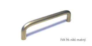 kovová úchytka IVA 64,96,128, 320, 388, doprodej Varianta: IVA 96 nikl matný