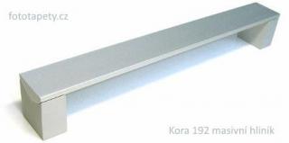 kovová úchytka KORA 128,160,192,224,320, 736 Varianta: KORA 192 masivní hliník